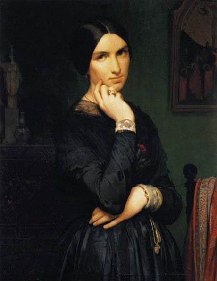 Hippolyte Flandrin Portrait of Madame Flandrin